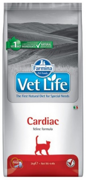 FARMINA VET LIFE Cat Cardiac - sausā barība kaķiem 10kg