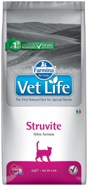 FARMINA VET LIFE Cat Struvite - sausā barība kaķiem 2kg