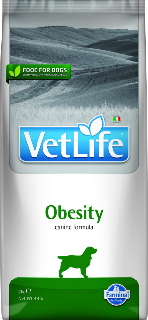 FARMINA VET LIFE Dog Obesity - sausā barība suņiem 2kg