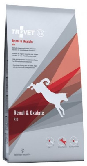 TROVET Renal & Oxalate Dog /RID - sausā barība suņiem 12.5 kg
