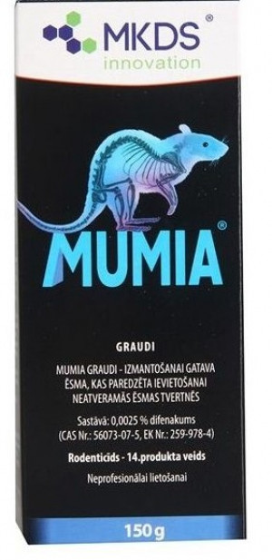 MUMIA  inde grauzējiem 150G