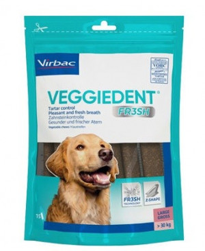 VIRBAC Cet Chew Veggie Dent FR3SH papildbarība suņiem virs 30 kg L N15