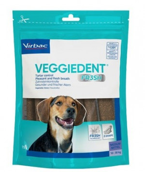 VIRBAC Cet Chew Veggie Dent FR3SH papildbarība suņiem 10-30 kg M N15