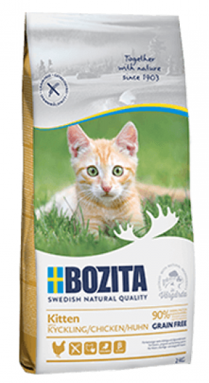 Bozita Feline Grain Free Kitten Chicken - sausā barība kaķēniem 2kg