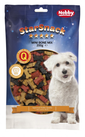 NOBBY StarSnack Mini Bones "Mix" - gardumi suņiem 200g
