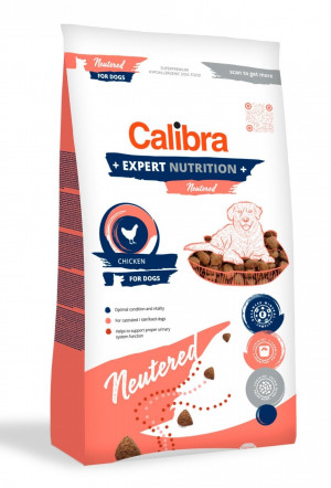 Calibra Dog NEUTERED Chicken - sausā barība suņiem 2kg