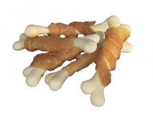 NOBBY StarSnack BBQ MINI Chicken Calcium Bone - gardums suņiem 1 x 7cm