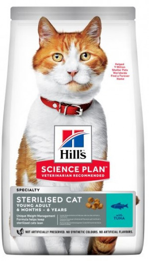 HILLS SP Hill's Science Plan STERILISED CAT YOUNG ADULT ar tunci 3kg
