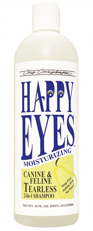 CHRIS CHRISTENSEN Happy Eyes Tearless 2 in 1 Shampoo - šampūns suņiem un kaķiem 473ml