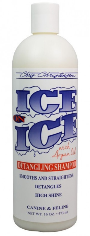 CHRIS CHRISTENSEN Ice On Ice Detangling Shampoo - šampūns suņiem un kaķiem 473ml