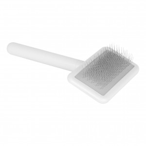 Show Tech Smooth Touch Slicker Brush Small, White - ķemme suņiem un kaķiem, balta