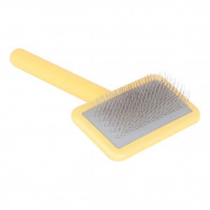 Show Tech Smooth Touch Slicker Brush Small, Yellow - ķemme suņiem un kaķiem, dzeltena