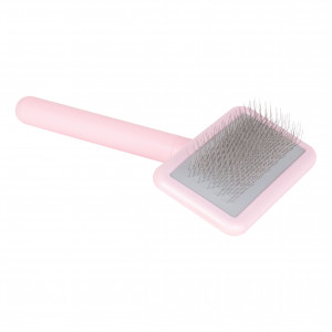 Show Tech Smooth Touch Slicker Brush Small, Pink - ķemme suņiem un kaķiem, rozā