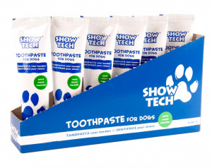 Show Tech Display Toothpaste Mint Teeth - zobu pasta suņiem 6 x 85g