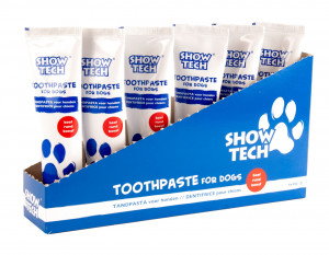 Show Tech Display Toothpaste Beef - zobu pasta suņiem 6 x 85g