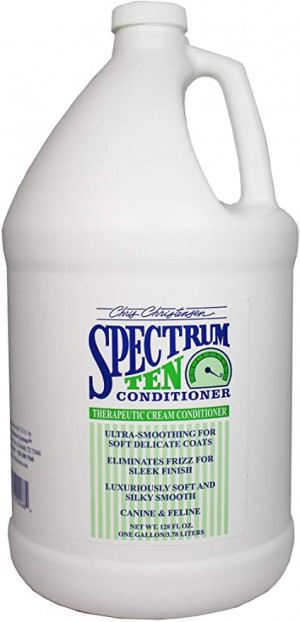 CHRIS CHRISTENSEN Spectrum 10 Soft & Smooth Conditioner - kondicionieris suņiem un kaķiem 3,78L