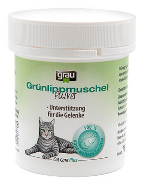 GRAU Cat Care Plus Mussel Powder Extract - papildbarība kaķiem 75g