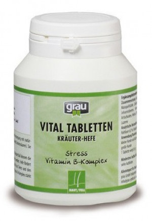 GRAU Vital Tablets (Herbs - Yeast) - papildbarība suņiem un kaķiem 200 tab.