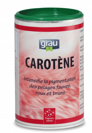 GRAU Carotene For Red/Brown Pigmentation - papildbarība suņiem un kaķiem 500g