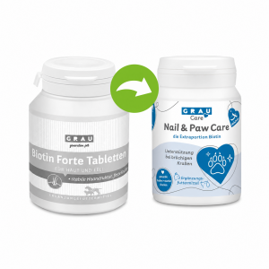 GARU Nail and Paw Care 100 tab (GRAU Biotin Forte 100 tab)