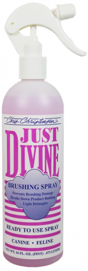 CHRIS CHRISTENSEN Just Divine RTU Brushing Spray - apmatojuma kopšanas līdzeklis suņiem un kaķiem 473ml