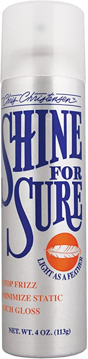 CHRIS CHRISTENSEN Shine For Sure Spray - veidošanas līdzeklis suņiem un kaķiem 113g