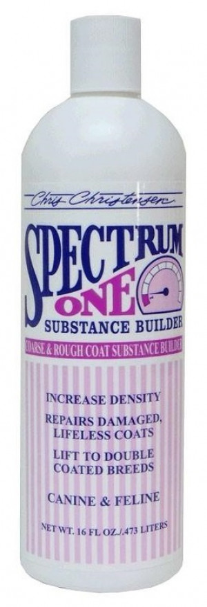 CHRIS CHRISTENSEN Spectrum 1 Substance Builder - apmatojuma kopšanas līdzeklis suņiem un kaķiem 473ml