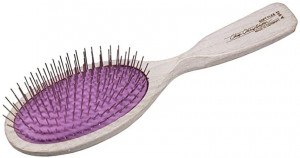 CHRIS CHRISTENSEN Breezy Brush Soft Large Oval Brush - ķemme suņiem un kaķiem, violeta 22mm