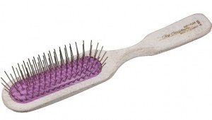 CHRIS CHRISTENSEN Breezy Brush Soft Oblong Brush - ķemme suņiem un kaķiem, violeta 22mm