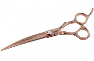 CHRIS CHRISTENSEN Adalynn Rose 7'' Curved Shears - šķēres 17,7 cm