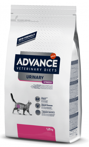 ADVANCE  VETERINARY CAT DIET URINARY STRESS sausā barība kaķiem 1,25 kg