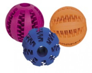 NOBBY Rubber Dental Ball - rotaļlieta suņiem