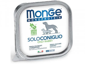 MONGE Monoproteinic - pastēte suņiem ar truša gaļu 150g