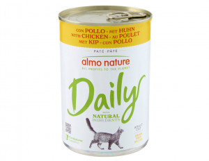 ALMO NATURE Daily Cat With Chicken - konservi kaķiem 6 x 400g