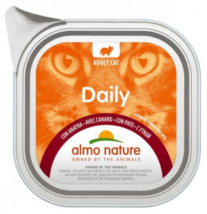 ALMO NATURE Daily Cat With Duck - konservi kaķiem 12 x 100g