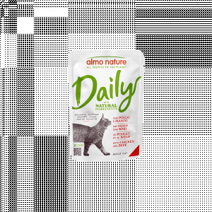 ALMO NATURE Daily Cat Chicken & Beef - konservi kaķiem 12 x 70g