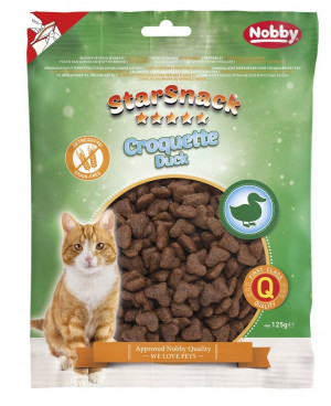 Nobby STARSNACK Cat Croquette Duck - gardumi kaķiem 125g