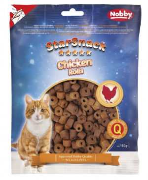 Nobby STARSNACK Cat Chicken Rolls - gardumi kaķiem 180g