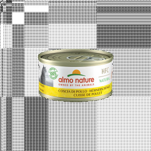 ALMO NATURE HFC Natural Cat With Chicken Drumstic - konservi kaķiem 70g
