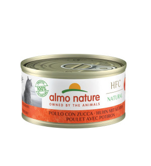 ALMO NATURE HFC Natural Cat With Chicken & Pumpkin - konservi kaķiem 12 x 70g
