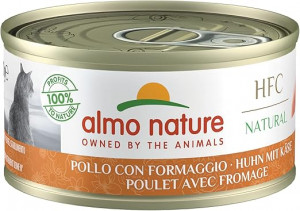 ALMO NATURE HFC Natural Cat With Chicken & Cheese - konservi kaķiem 12 x 70g