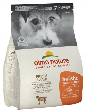 ALMO NATURE Holistic With Fresh Meat Dog Maintenance XS-S - Lamb sausā barība suņiem 2kg