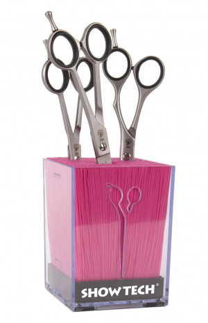 Show Tech Storage Box for Grooming Tools Hot Pink - trauks šķēru uzglabāšanai