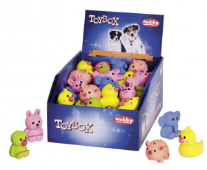 NOBBY Mini Latex Animals - rotaļlieta suņiem