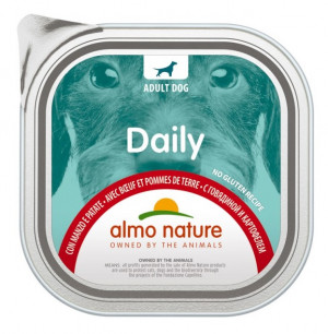 ALMO NATURE Daily Dog With Beef & Potatoes - konservi suņiem 300g Cena norādīta par 1 gb. un ir spēkā pasūtot 6 gb.