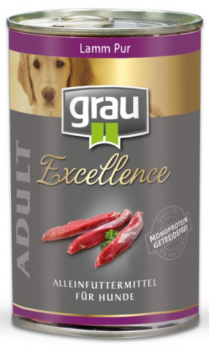 GRAU Excellence ADULT Lamb - konservi suņiem 6 x 400g