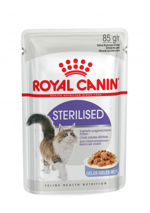Royal Canin FHN STERILISED in Jelly 12x85g Cena norādīta par 1gb.