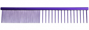 CHRIS CHRISTENSEN Extra Coarse / Fine Comb 7.5'' Purple - ķemme suņiem un kaķiem