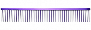 CHRIS CHRISTENSEN Coarse Poodle Comb 9.625" Purple - ķemme suņiem un kaķiem