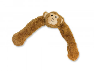 NOBBY Plush Toy, Monkey with rope inside - rotaļlieta suņiem